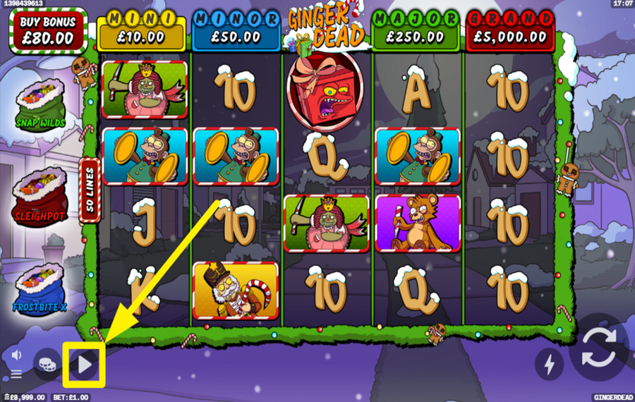 Gingerdead UTILISEZ DES TOURS AUTOMATISÉS.