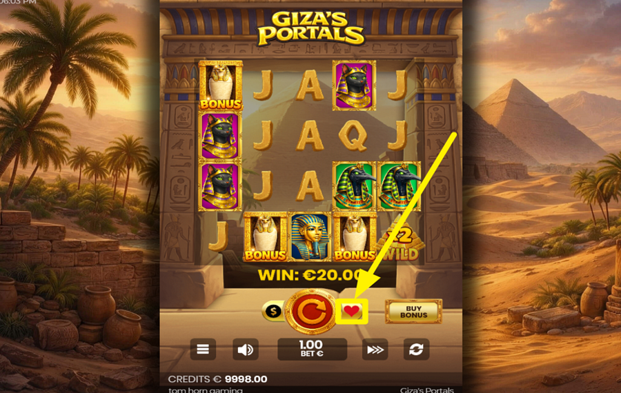 Gizas Portals METTEZ VOTRE GAIN EN JEU.