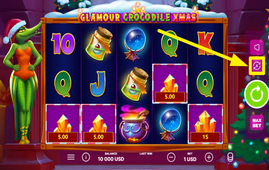 Glamour Crocodile Xmas USE THE AUTOPLAY FEATURE.