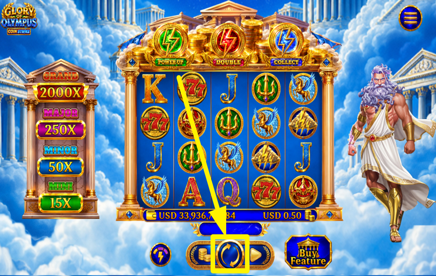 Glory of Olympus Coin Strike MACH MIT BEIM DREHEN!