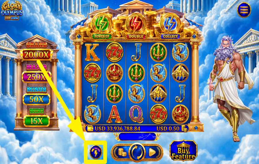 Glory of Olympus Coin Strike DIE DREHUNGEN BESCHLEUNIGEN.