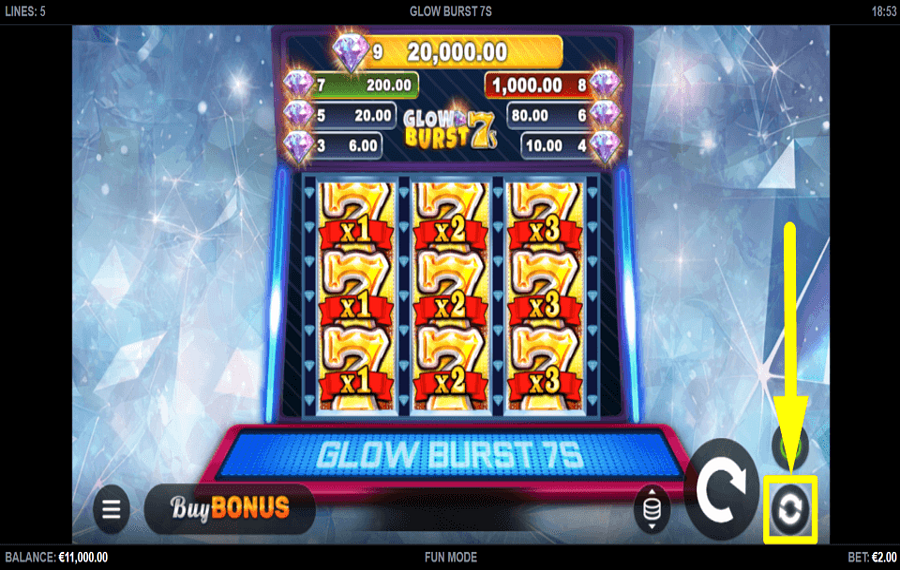 Glow Burst 7s SET UP AUTOPLAY.