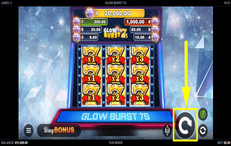 Glow Burst 7s START GAMBLING.