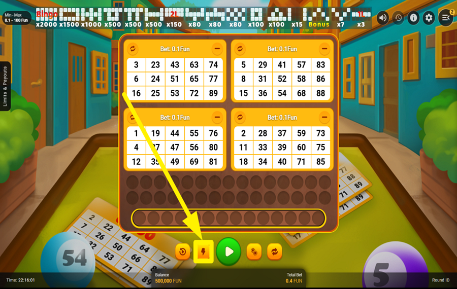 Go Bingo ATTIVA LA MODALITÀ TURBO.