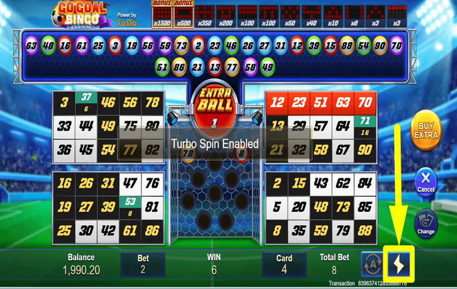 Go Goal Bingo ВКЛЮЧИТЬ ТУРБО-РЕЖИМ.