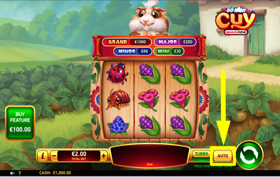 Go High Cuy Apuesta Total INICIAR REPRODUCCIÓN AUTOMÁTICA.