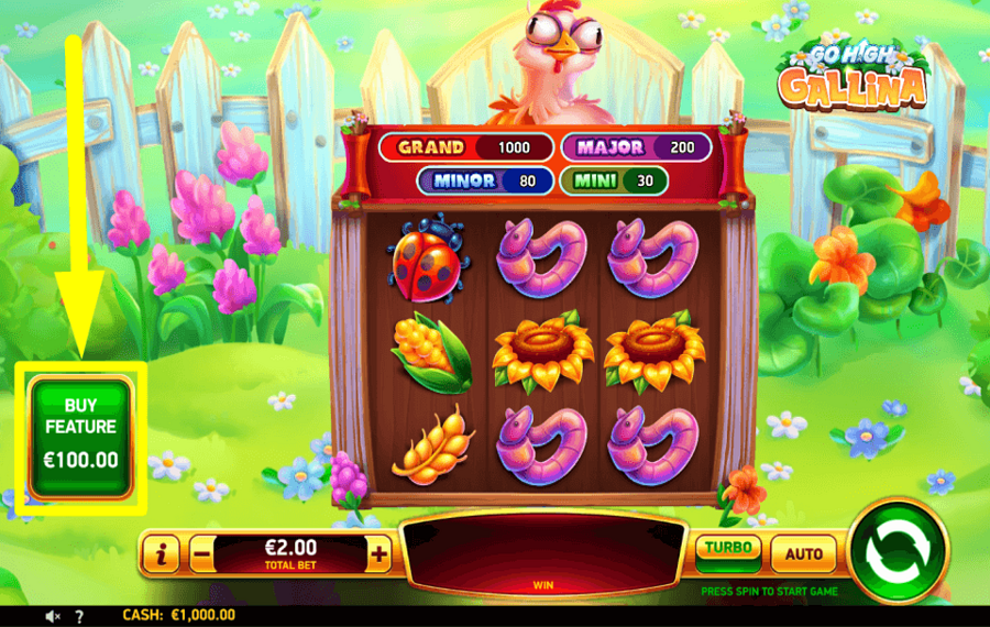 Go High Gallina RECOGE EL BONO.