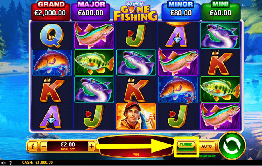 Go High Gone Fishing ВКЛЮЧИТЕ ТУРБО.