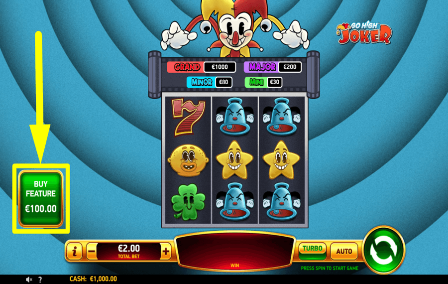 Go High Joker RECLAMA EL BONO.