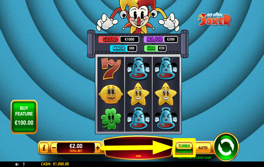 Go High Joker CAMBIAR VELOCIDAD DE GIRO.