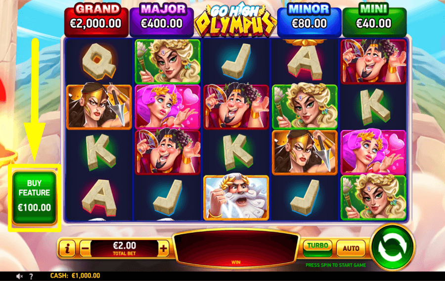 Go High Olympus KOSTENLOSE SPINS KAUFEN