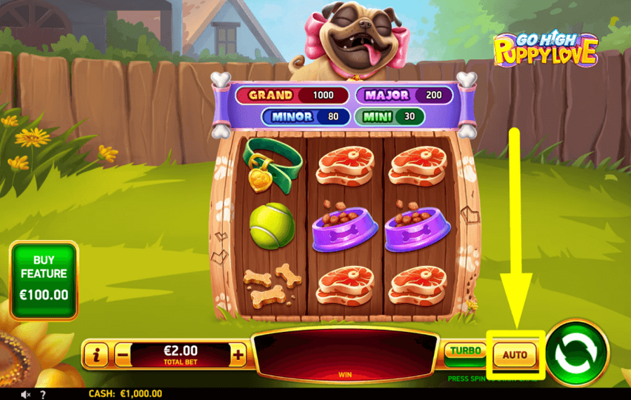 Go High Puppy Love АВТОМАТИЧЕСКИЕ ВРАЩЕНИЯ.