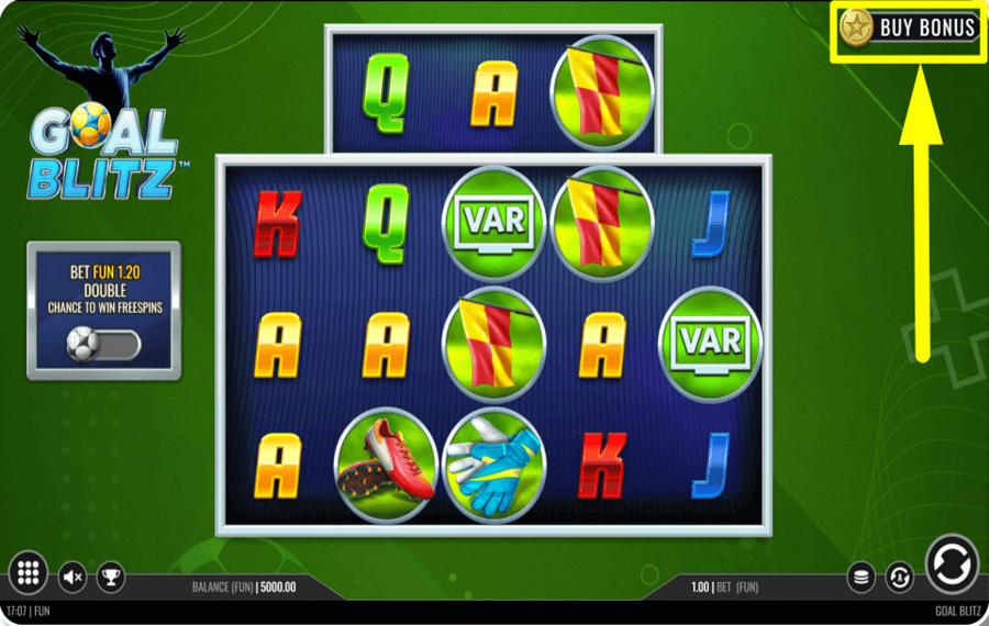 Goal Blitz SHOP FOR FREE SPINS.