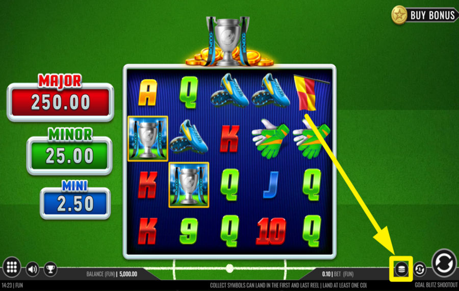 Goal Blitz Shootout FISSA LA TUA PUNTATA.