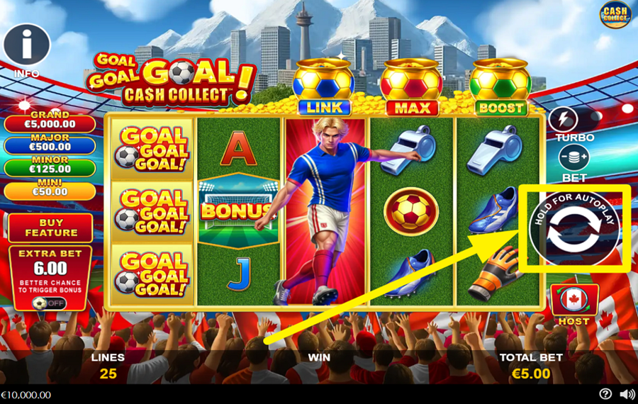 Goal Goal Goal Cash Collect PARTICIPATE IN THE FUN!