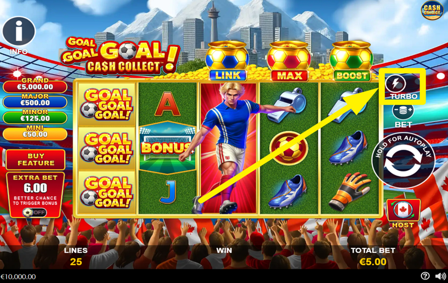 Goal Goal Goal Cash Collect AMP UP THE GAME.
