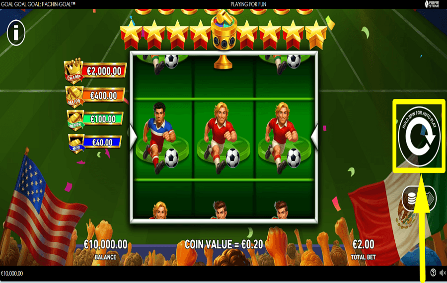 Goal Goal Goal PaChin Goal JUEGA PARA GANAR PREMIOS.