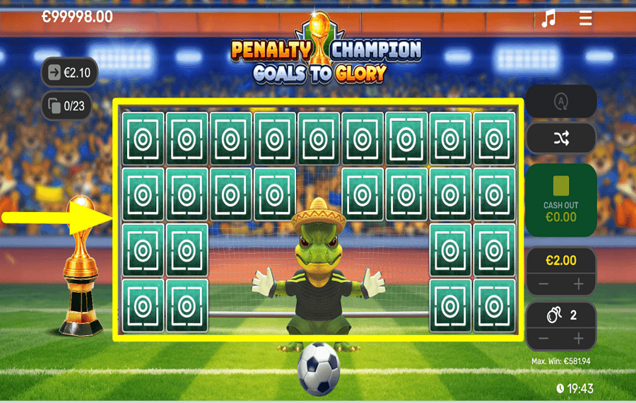 Goals to Glory Penalty Champion TORE SCHIESSEN, UM ZU GEWINNEN.
