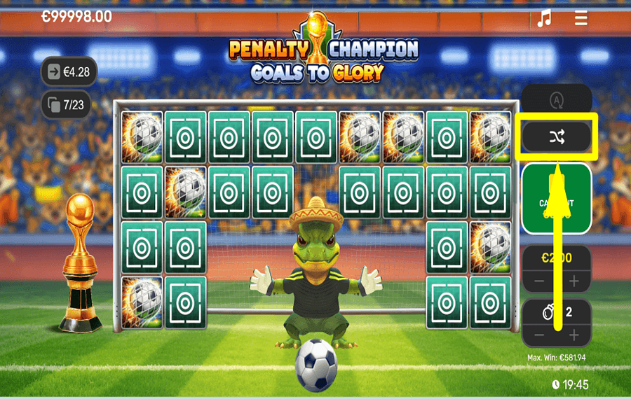 Goals to Glory Penalty Champion MISCHE DIE KARTEN.