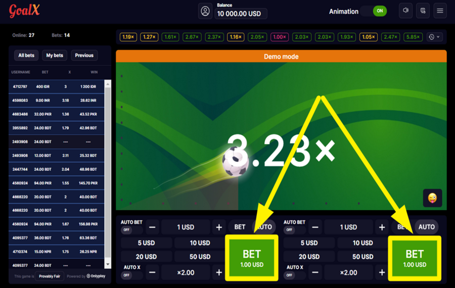 GoalX KICK THE BALL!