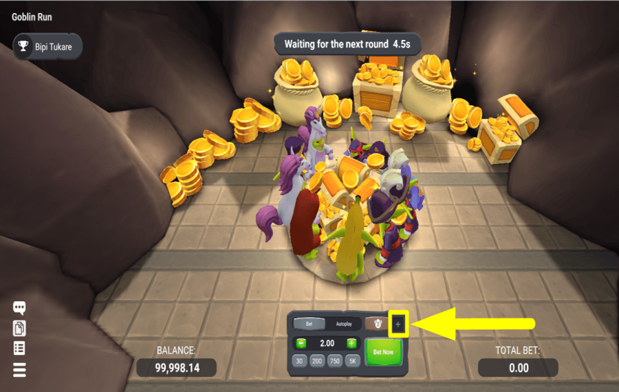 Goblin Run AJOUTER UNE PARI CÔTÉ.