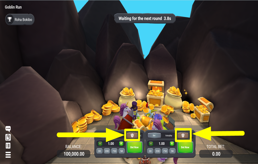 Goblin Run CHOISISSEZ LE PERSONNAGE.