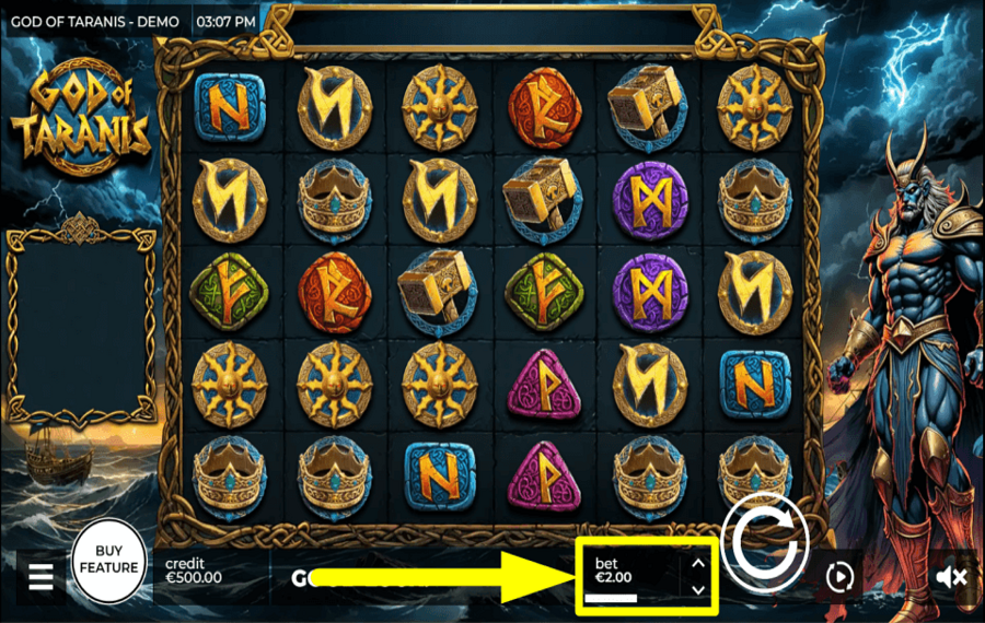 God of Taranis DÉTERMINER L'ENJEU.