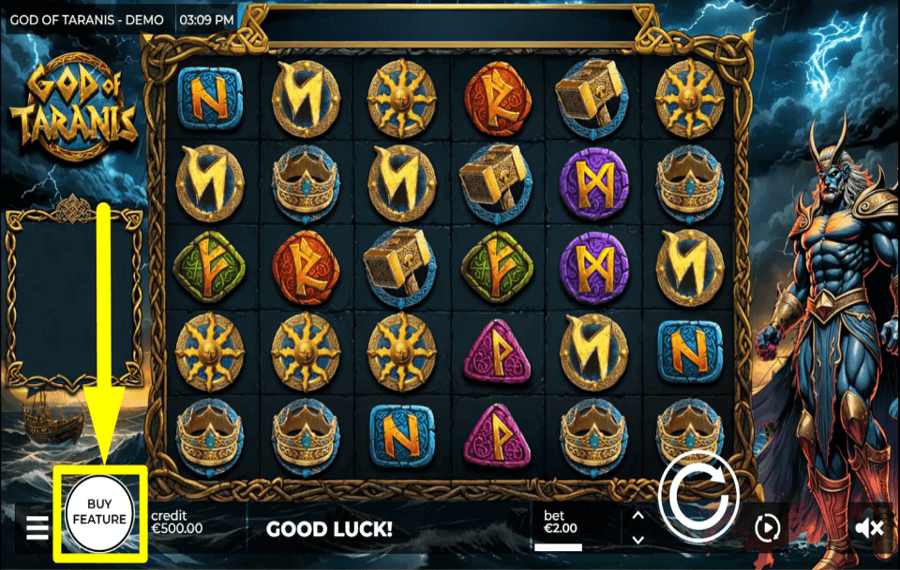 God of Taranis ACHETEZ LE BONUS.