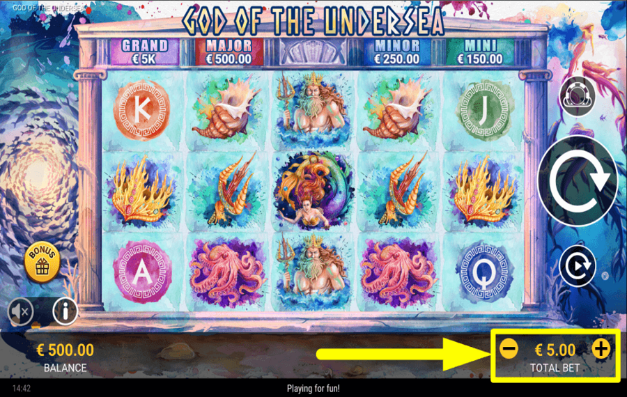 God of the Undersea СДЕЛАЙТЕ СТАВКУ.