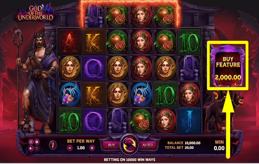 God of the Underworld ACHETEZ LE BONUS.