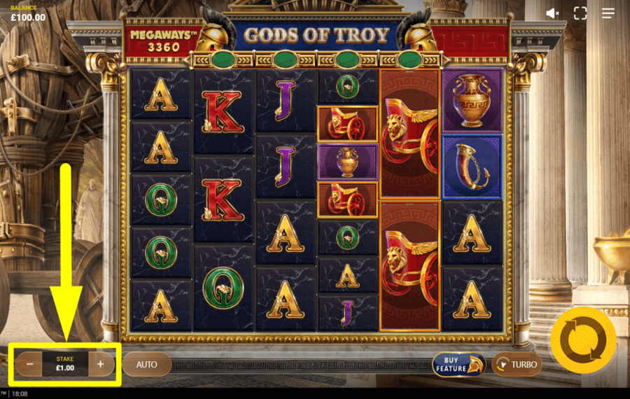 Gods of Troy MegaWays WÄHLEN SIE IHREN EINSATZ.