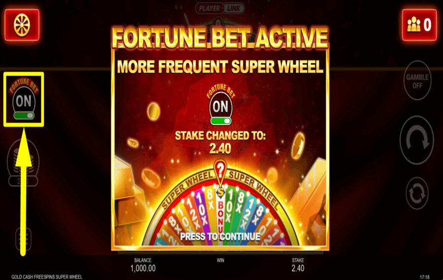 Gold Cash Free Spins Super Wheel CHANGEZ VOTRE CHANCE.