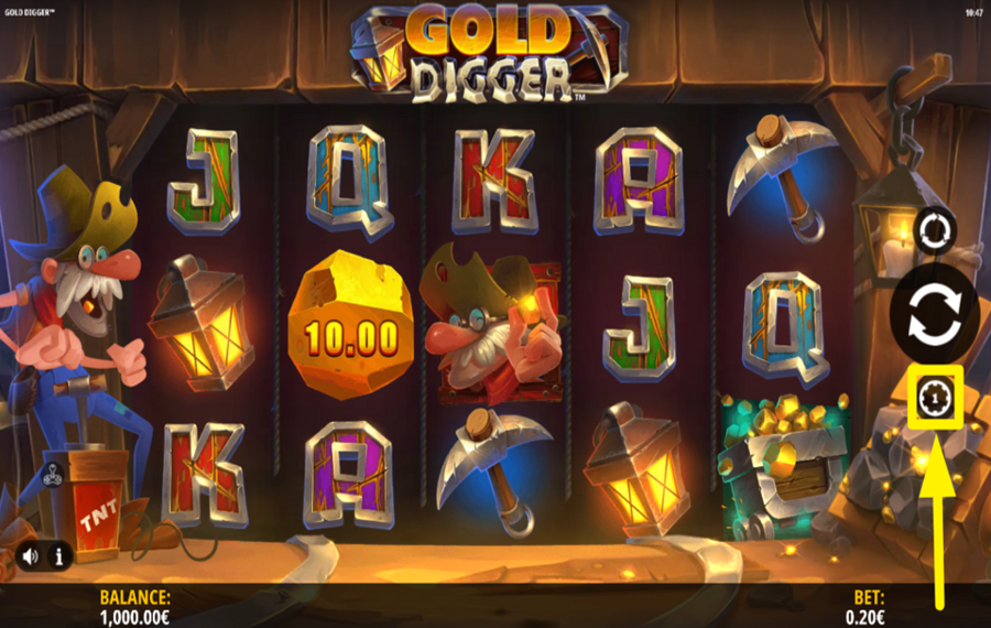 Gold Digger PLACE YOUR BET.