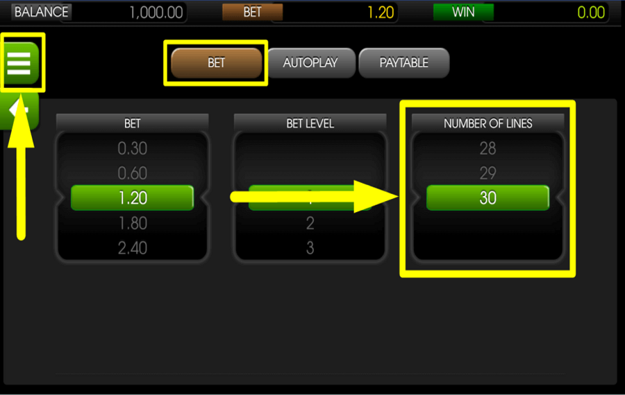 Gold Diggers ADJUST THE PAYLINES.