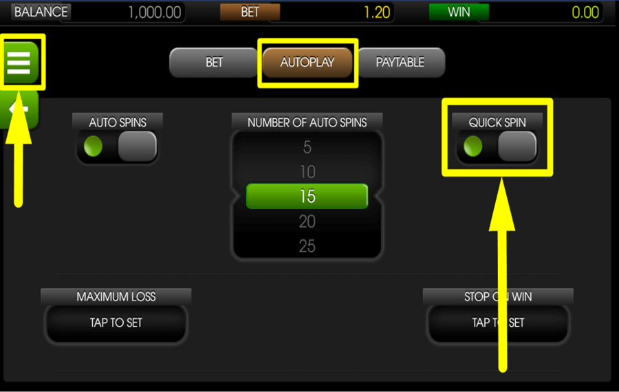 Gold Diggers ACTIVATE QUICK SPINS.