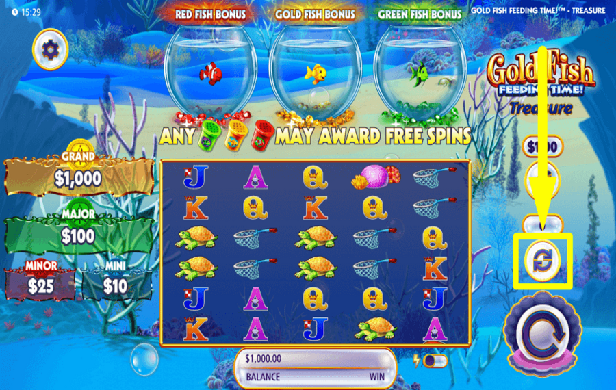 Gold Fish Feeding Time ВРАЩЕНИЕ АВТОМАТИЧЕСКИ.