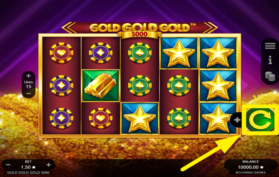 Gold Gold Gold 5000 TOURNEZ POUR GAGNER !