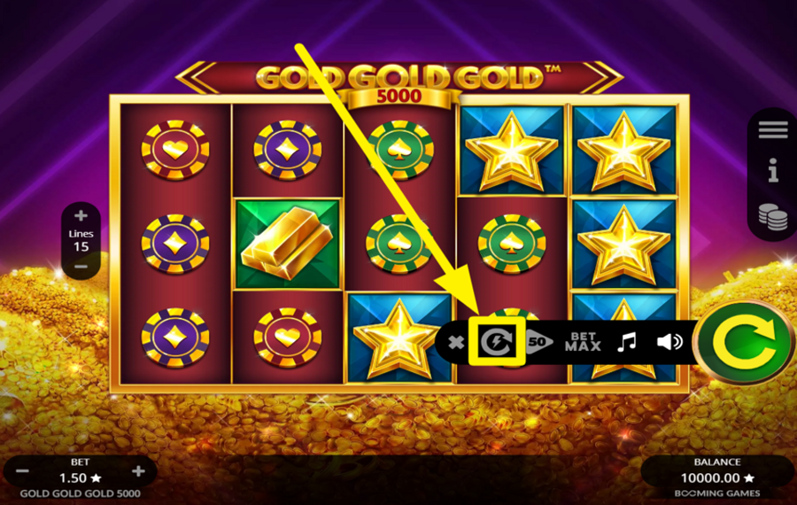 Gold Gold Gold 5000 CHANGER LA VITESSE.