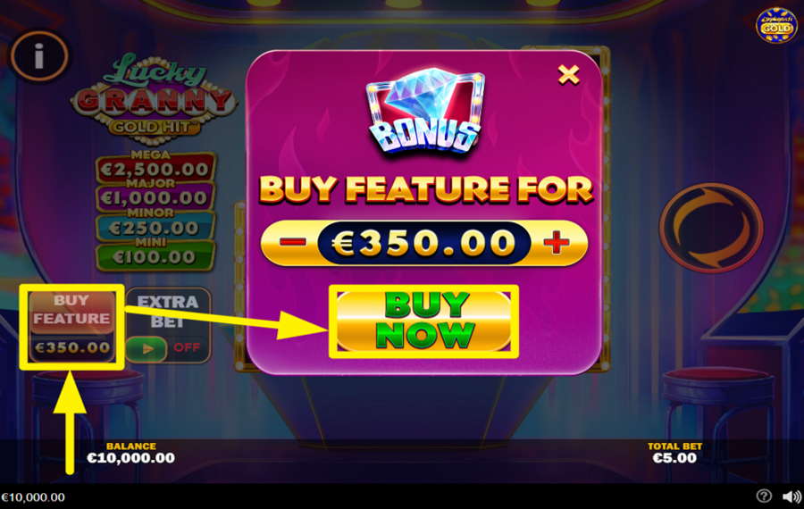 Gold Hit Lucky Granny GIRI GRATUITI, PIÙ VINCITE?