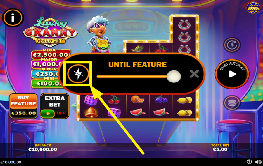 Gold Hit Lucky Granny AUMENTA IL RITMO.