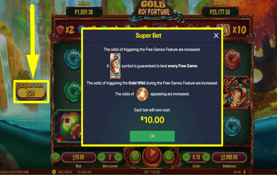 Gold Koi Fortune BOOST THE ODDS.