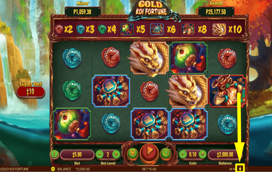 Gold Koi Fortune CHANGE YOUR PACE.