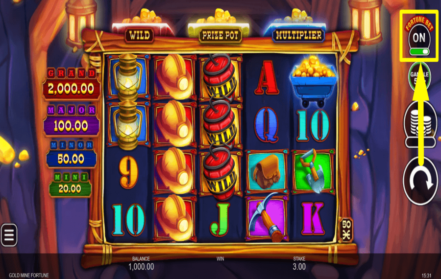 Gold Mine Fortune PLEDGE EXTRA CREDITS.