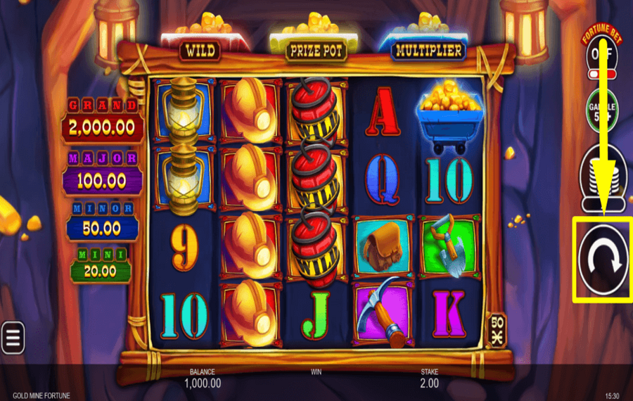 Gold Mine Fortune ATTEMPT TO WIN.