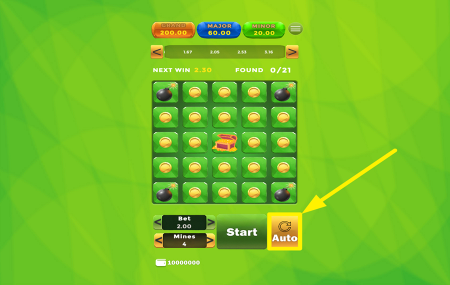 Gold Mine Hunter ABILITA RIPRODUZIONE AUTOMATICA.