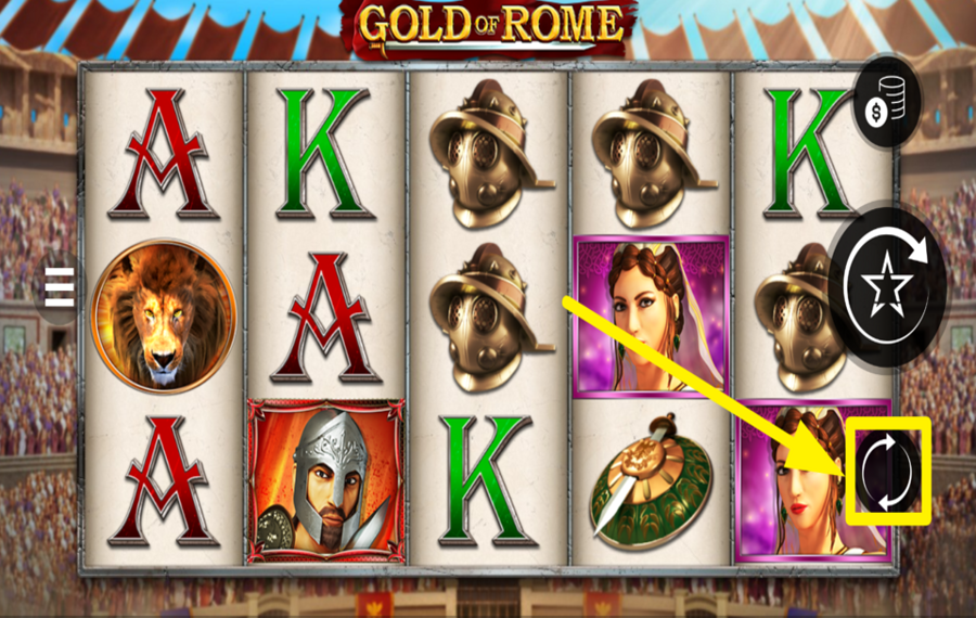 Gold of Rome AUTOMATISCHE WIEDERGABE AKTIVIEREN.