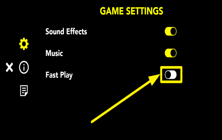 Gold of Rome SCHNELLWIEDERGABE AKTIVIEREN.