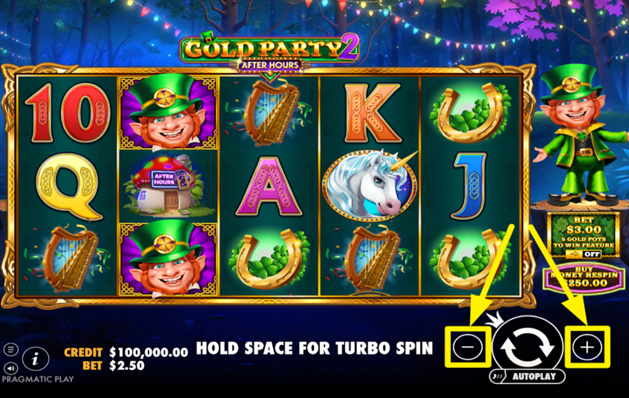 Gold Party 2 After Hours DÉTERMINEZ VOTRE MISE.