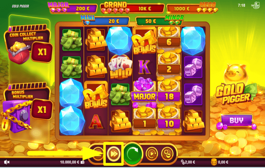 Gold Pigger ИЗМЕНИТЕ ТЕМП.
