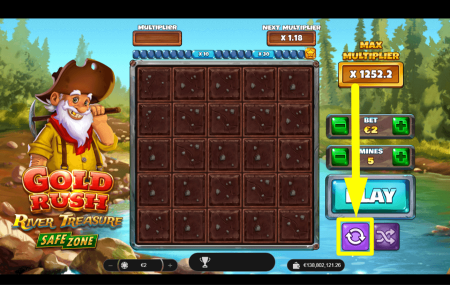 Gold Rush River Treasure PROCEED AUTOMATICALLY.